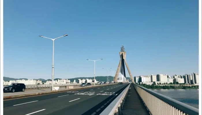 서울 송파, 맑은 날 올림픽 따라 걷기